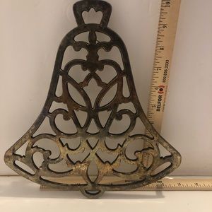 International Silver silver plated Bell Trivet